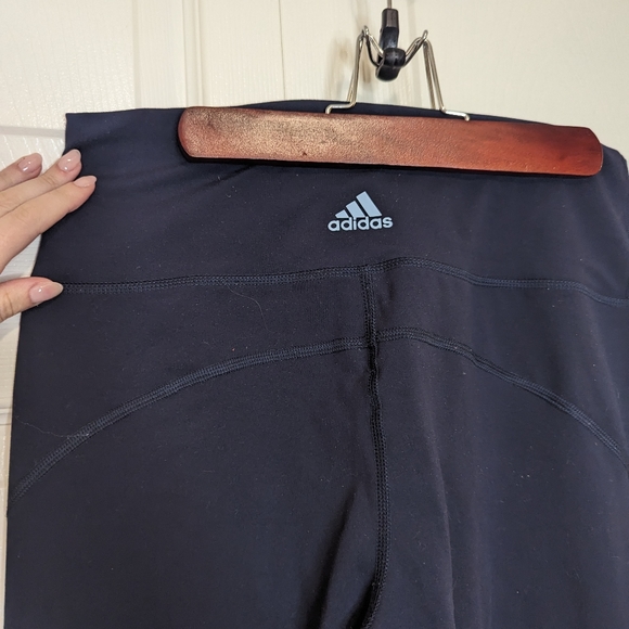 Adidas Blue Tights - Picture 3 of 4